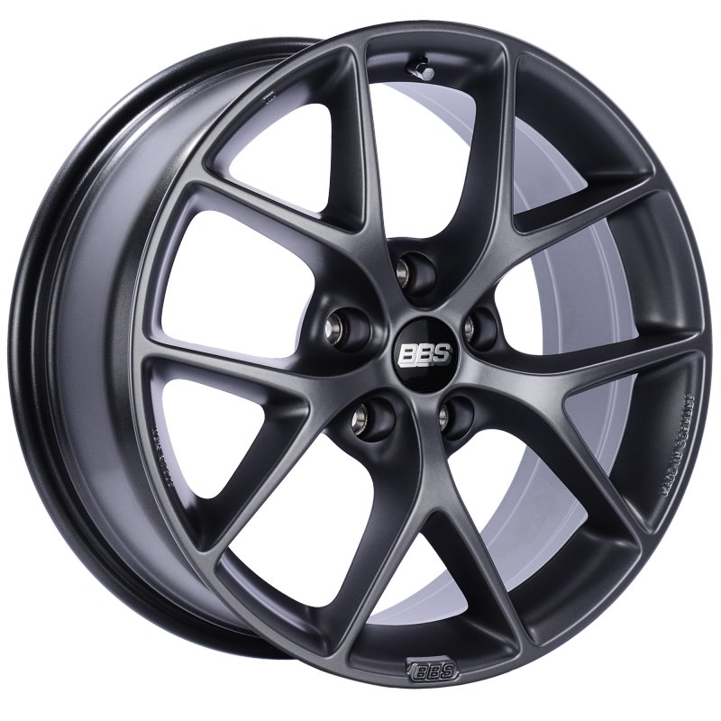 BBS SR 17x7.5 5x108 ET45 Satin Grey Wheel -70mm PFS/Clip Required