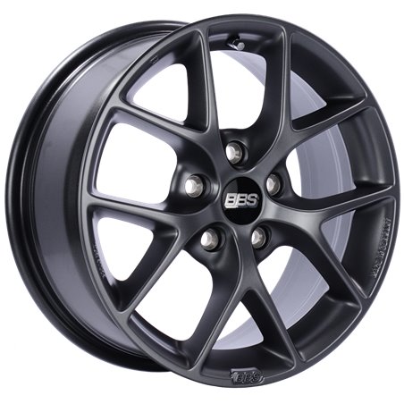 BBS SR 16x7 5x114.3 ET45 Satin Grey Wheel -82mm PFS/Clip Required