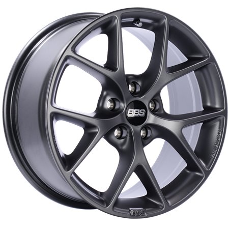 BBS SR 17x8 5x112 ET42 Satin Grey Wheel -82mm PFS/Clip Required