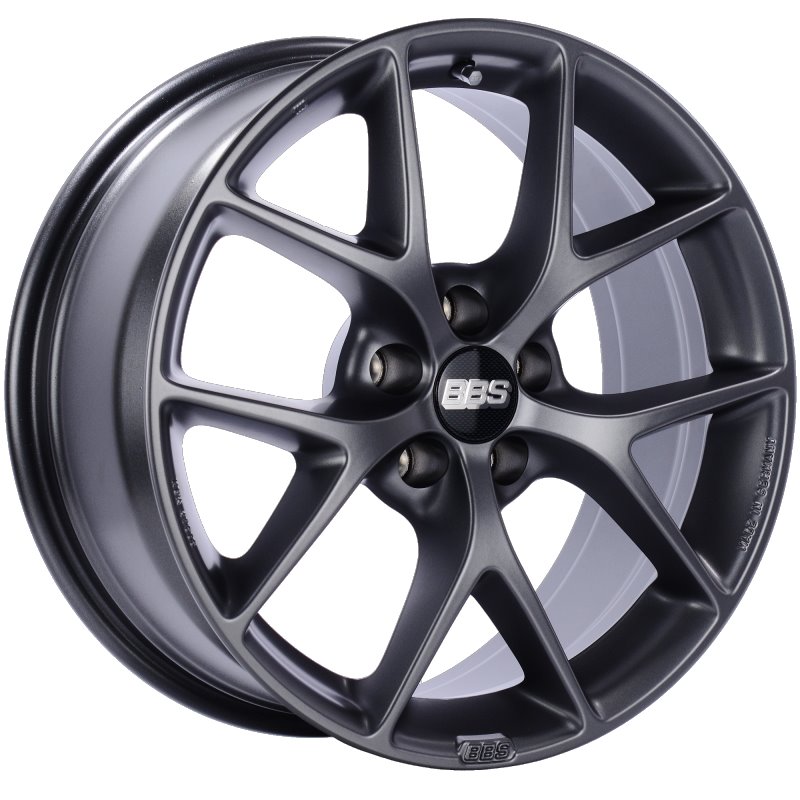 BBS SR 18x8 5x112 ET21 CB66.5 Satin Grey Wheel