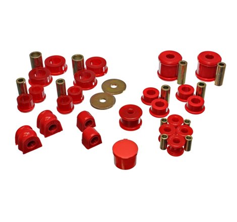 Energy Suspension 02-06 Subaru Impreza/WRX Red Hyper-Flex Master Bushing Set