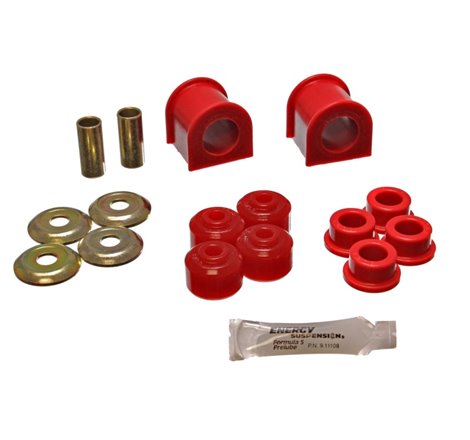 Energy Suspension 93-98 Jeep Grand Cherokee Complete Red Frt Sway Bar Bushing Set w/End Link Bushing