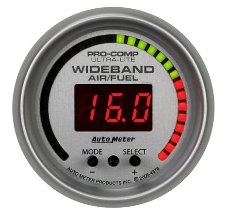 Autometer Ultra-Lite 52mm Wideband Air/Fuel Gauge