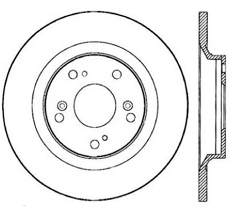 StopTech Power Slot 00-09 Honda S2000 CRYO Rear Left Slotted Rotor