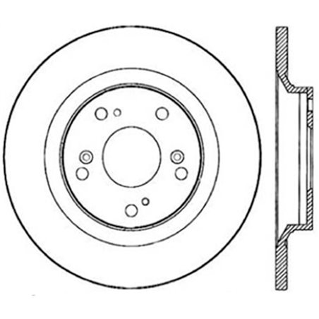 StopTech Power Slot 00-09 Honda S2000 CRYO Rear Left Slotted Rotor