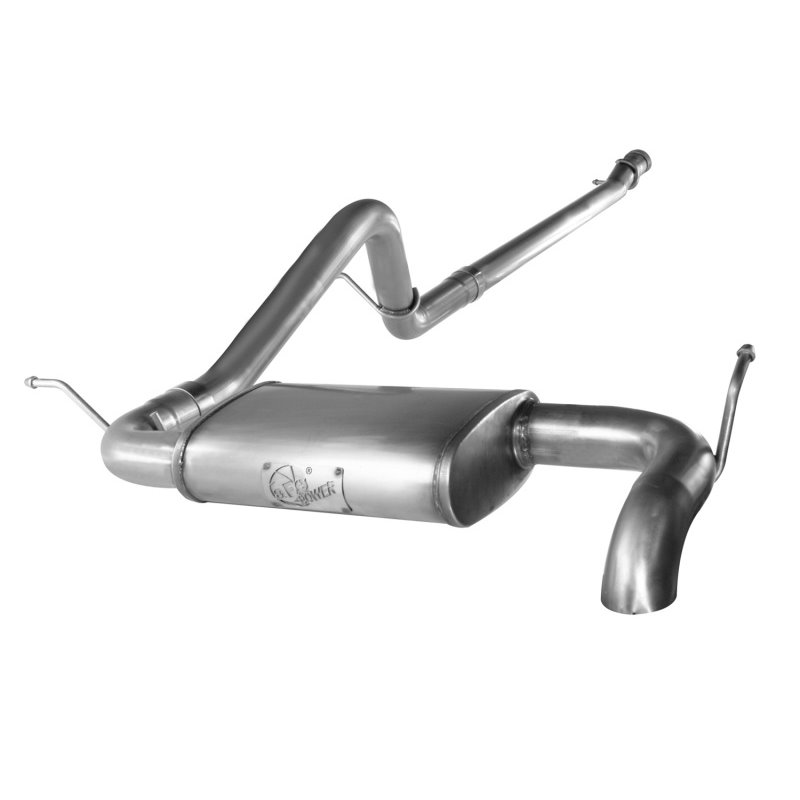 aFe MACHForce XP Exhausts Cat-Back SS-409 EXH CB Jeep Wrangler 2012 V6-3.6L (4 Dr)