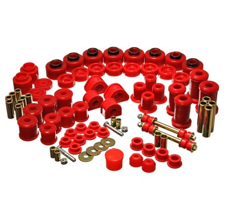 Energy Suspension 97-01 Ford Expedition/Navigator 4WD Red Hyper-Flex Master Bushing Set