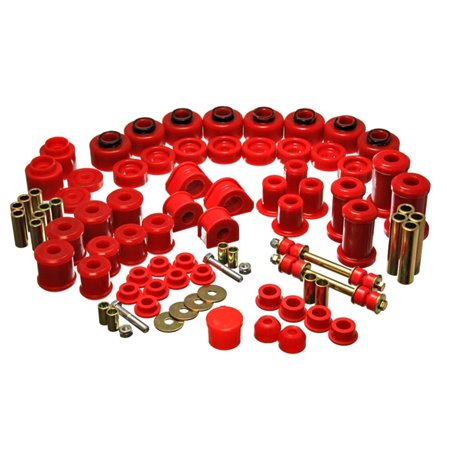 Energy Suspension 97-01 Ford Expedition/Navigator 4WD Red Hyper-Flex Master Bushing Set