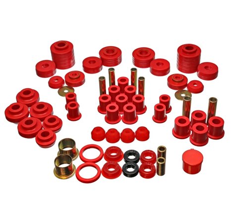 Energy Suspension 80-96 Ford F150 Std/Extra Cab Pickup Red Hyper-Flex Master Bushing Set