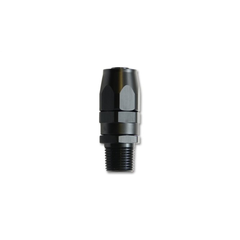 Vibrant -16AN Male NPT Straight Hose End Fitting - 3/4 NPT