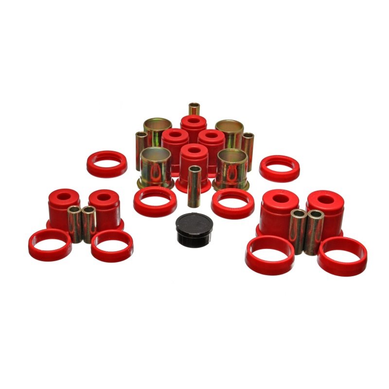 Energy Suspension 72-79 Ford Fairlane/GranTorino/Torino/Elite Red Rear End Control Arm Bushing Set