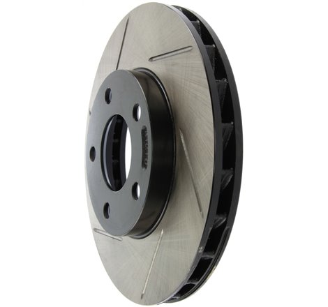 StopTech Power Slot 94-02 Mustang (Excl Cobra) / 03-04 Mustang Base/GT Front Right Slotted Rotor