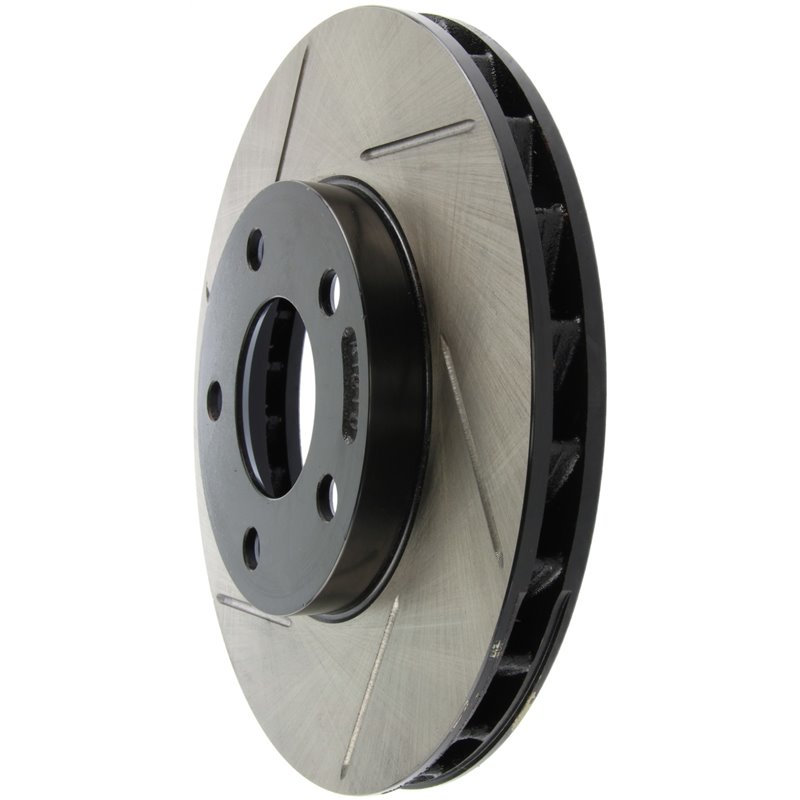 StopTech Power Slot 94-02 Mustang (Excl Cobra) / 03-04 Mustang Base/GT Front Right Slotted Rotor