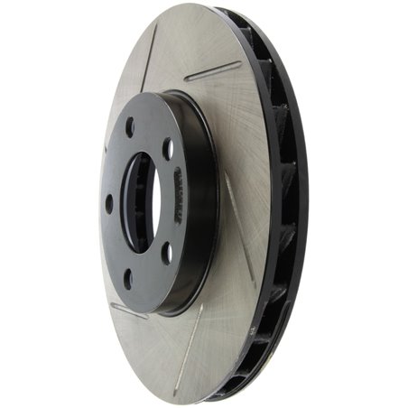 StopTech Power Slot 94-02 Mustang (Excl Cobra) / 03-04 Mustang Base/GT Front Right Slotted Rotor