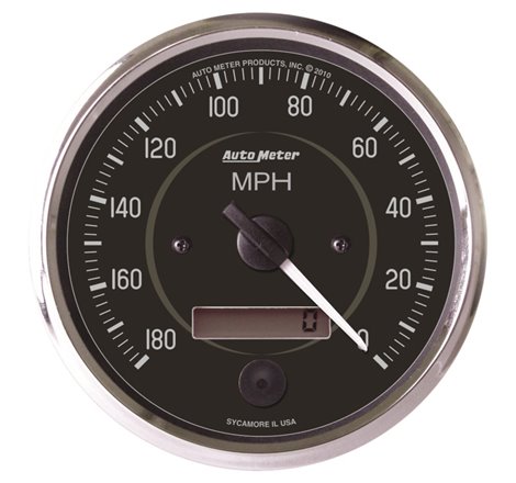 Autometer Cobra 4 inch 180 MPH In-Dash Electronic Programable Reverse Sweep Speedometer