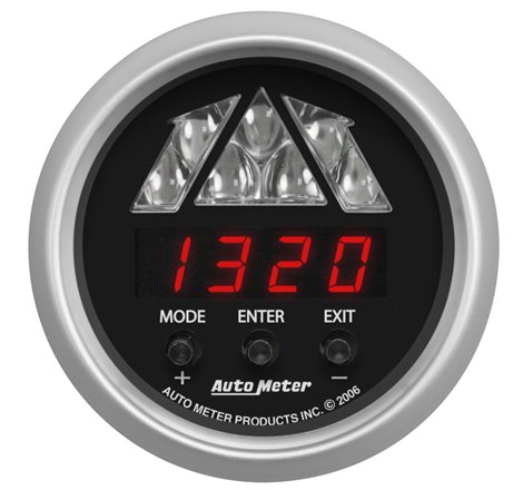 Autometer Sport-Comp 52mm 0-15k RPM Digital Pro Shift System Shift Light Level 1