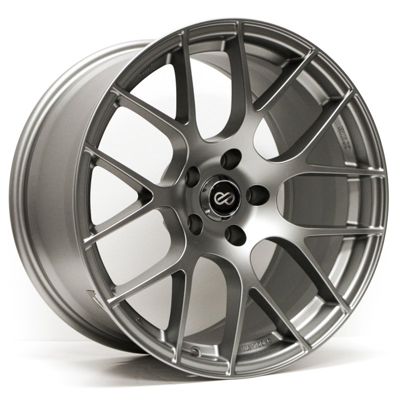 Enkei Raijin 18x9.5 15mm Offset 5x114.3 Bolt Pattern 72.6 Bore Titanium Gray Wheel *Min Qty 40*