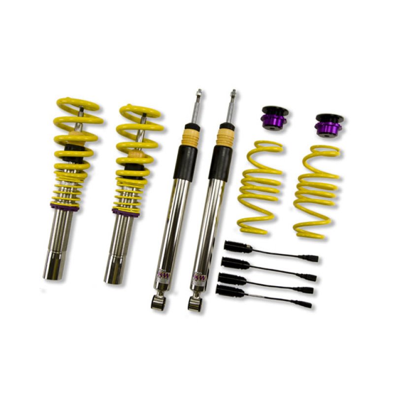 KW Coilover Kit V2 Audi A4 S4 (8K/B8) w/ electronic dampening controlSedan FWD + Quattro