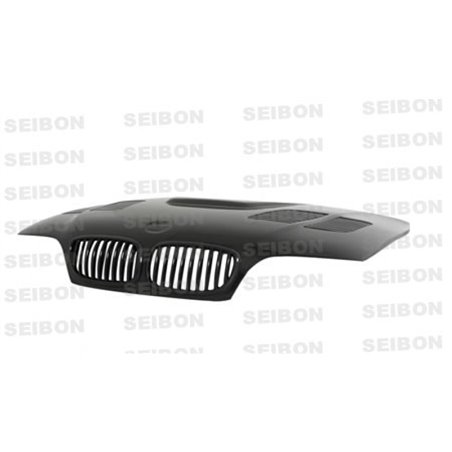 Seibon 02-05 BMW E46 2dr GTR-Style Carbon Fiber Hood