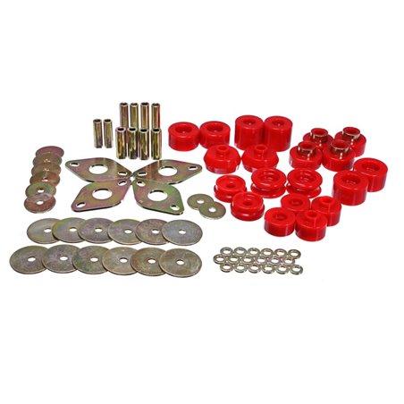 Energy Suspension 00-02 Toyota 4-Runner 2WD/4WD Red Body Mount Bushing Set