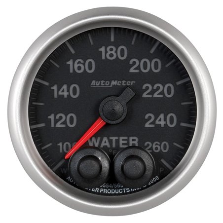 Autometer Elite 52mm 100-260 Degress F Water Temperature Peak and Warn Gauge w/ Electonic Control