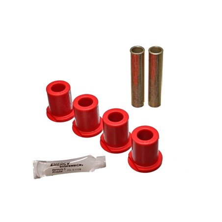 Energy Suspension 80-96 Ford Bronco / F150 / F250 / F350 Red Rear 4WD Frame Shackle Bushings Set