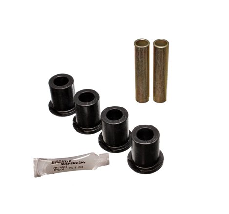 Energy Suspension 80-96 Ford Bronco / F150 / F250 / F350 Black Rear 4WD Frame Shackle Bushings Set