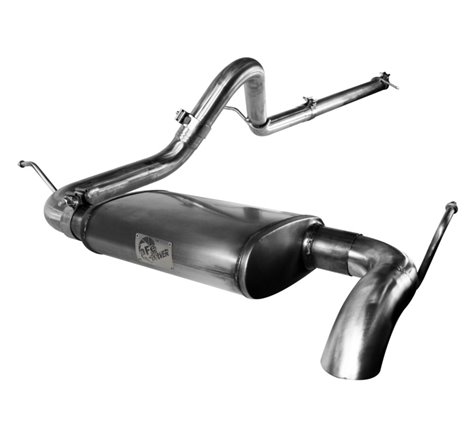 aFe MACHForce XP Exhausts Cat-Back SS-409 EXH CB Jeep Wrangler JK 3.8L 07-11 (2 Dr) HT