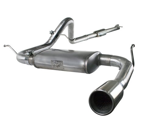 aFe MACHForce XP Exhausts Cat-Back SS-409 EXH CB Jeep Wrangler JK 3.8L 07-11 (4 Dr)