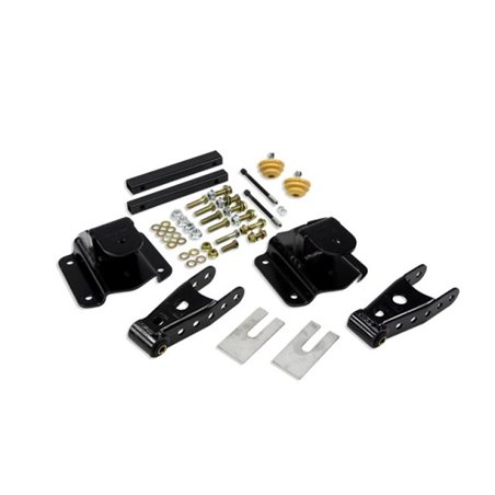 Belltech SHACKLE AND HANGER KIT 94-99 RAM 1500 XtdCab 4inch