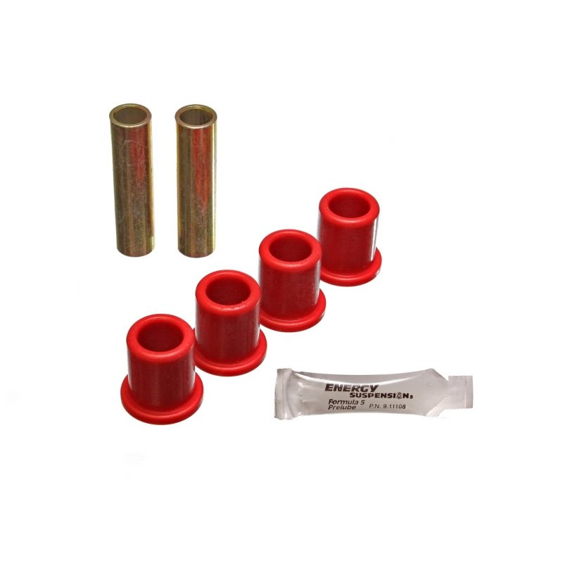 Energy Suspension 89-97 Ford Ranger Red Rear 2WD Frame Shackle Bushings Set