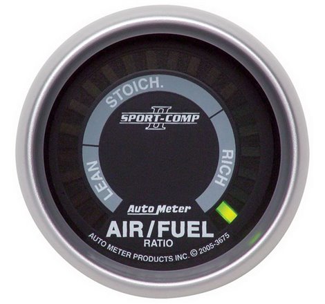 Autometer Sport-Comp II 52mm Lean-Rich Digital Air/Fuel Ratio Narrowband Gauge