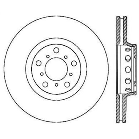 StopTech 00-03 BMW M5 Drilled Left Front Rotor