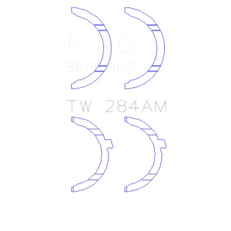 King Toyota/Lexus 2JZGE/2JZGTE 3.0L Thrust Washer Set