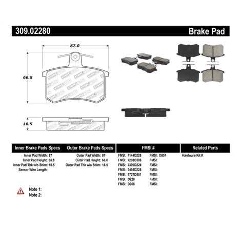 StopTech Performance 96-2/97 Audi A4 / 96-01 A4 Quattro / 95-98 A6 Rear Brake Pads