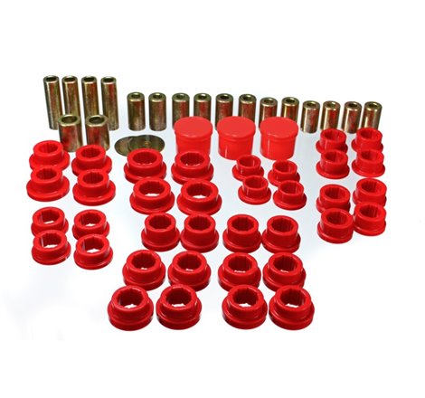 Energy Suspension 02-09 350Z / 03-07 Infiniti G35 Coupe Red Rear Control Arm Bushing Set