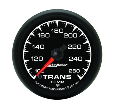 Autometer ES 52.4mm Full Sweep Electronic 100-260 Degree F Transmission Temprature Gauge