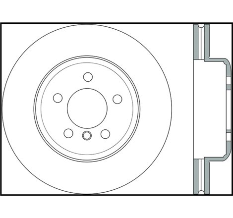 StopTech 11-15 BMW 535i/535xi/ 12-15 640i Front Left Drilled Sport Brake Rotor