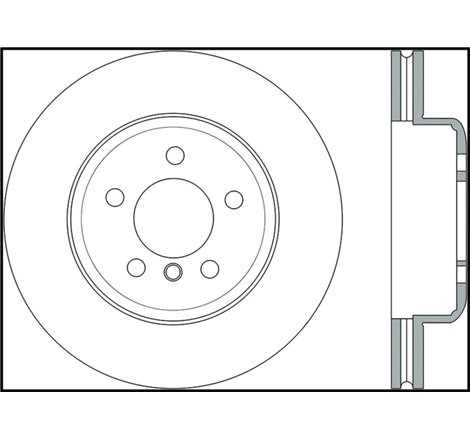 StopTech 11-15 BMW 535i/535xi/ 12-15 640i Front Right Drilled Sport Brake Rotor