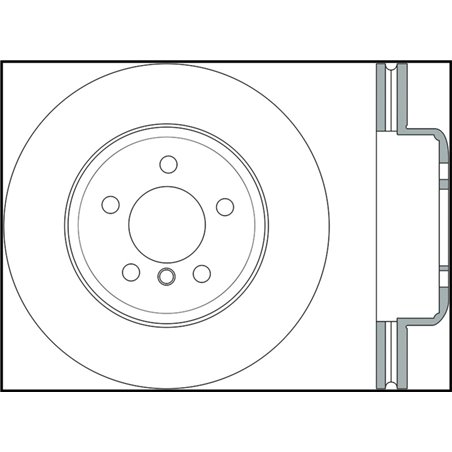 StopTech 11-15 BMW 535i/535xi/ 12-15 640i Front Right Drilled Sport Brake Rotor