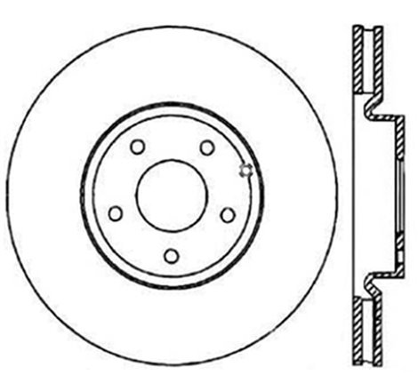 StopTech SportStop 6/02-08 Nissan 350Z / 8/02-04 Infiniti G35 Slotted & Drilled Rear Right Rotor