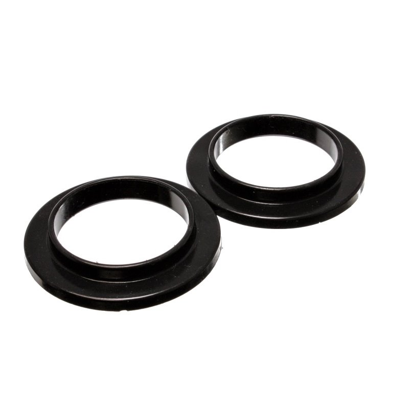 Energy Suspension Universal 3 3/4in ID 5 7/16in OD 7/8in H Black Coil Spring Isolators (2 per set)