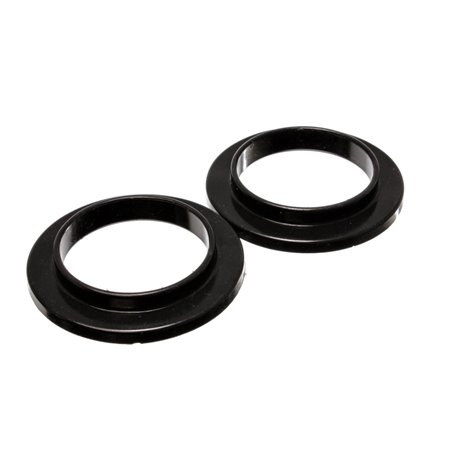 Energy Suspension Universal 3 3/4in ID 5 7/16in OD 7/8in H Black Coil Spring Isolators (2 per set)