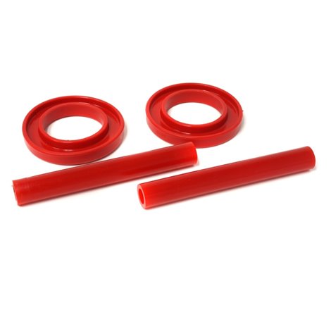 Energy Suspension 83-04 Ford Mustang SVO Red Front Spring Upper & Lower Isolator Set