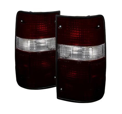 Xtune Toyota Pickup 89-95 OEM Style Tail Lights Red Smoked ALT-JH-TP89-OE-RSM