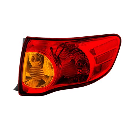 Xtune Toyota Corolla 2009-2010 Passenger Side Outer Tail Lights - OEM Right ALT-JH-TCO09-OE-OR