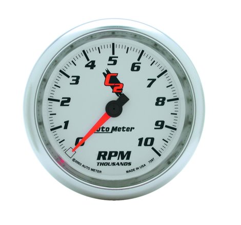 Autometer C2 3 3/8 inch 10000RPM In-Dash Tachometer