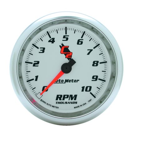 Autometer C2 3 3/8 inch 10000RPM In-Dash Tachometer