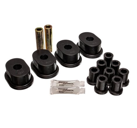 Energy Suspension 73-79 B-Body (Charger/Coronet/Satellite/GTX) Black Rear Leaf Spring Bushing Set