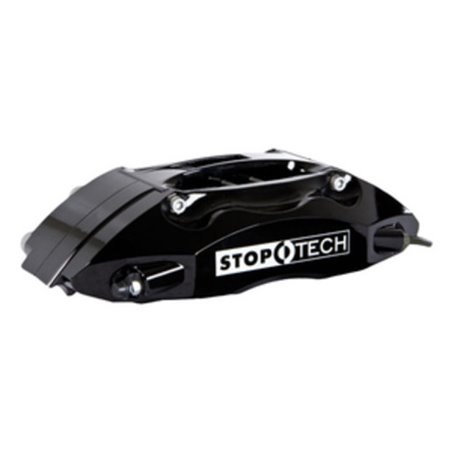 StopTech 08-12 WRX STi Front BBK ST40 355x32 Slotted Rotors Black Calipers